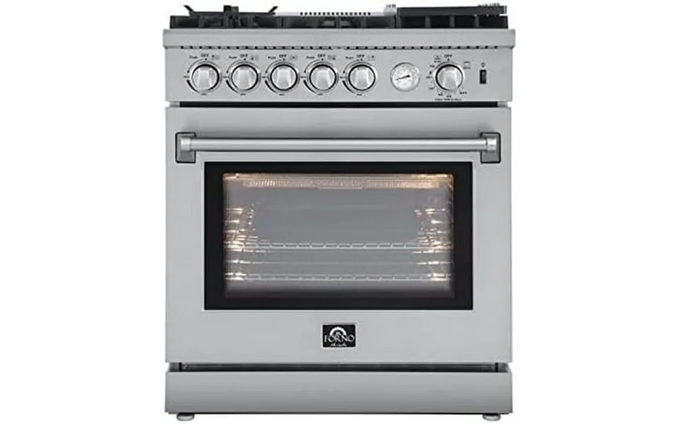 Forno Lazio 30-inch Freestanding Gas Range 4 Burners Convection Oven Energy Efficient