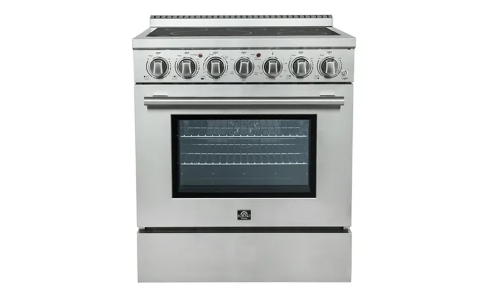 Forno Paolo 30-inch Freestanding Electric Range Stainless Steel 4