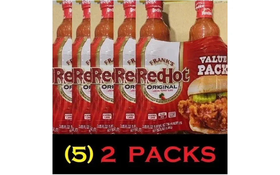 Franks Red Hot Original Cayenne Pepper Sauce - 5 2 Packs