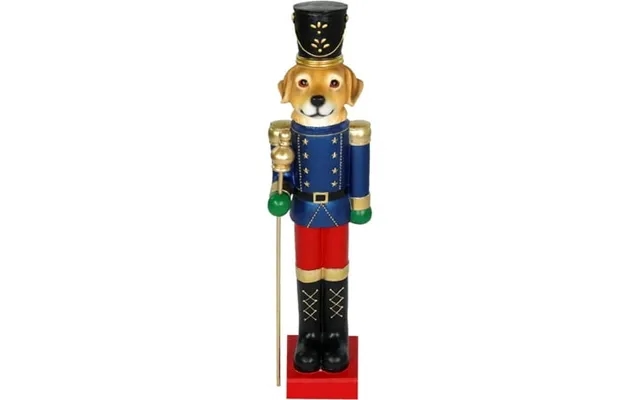 Fraser Hill Farm Nutcracker Puppy Holding Scepter Figurine 32 Multicolor Ffrf024w-5mgr product image