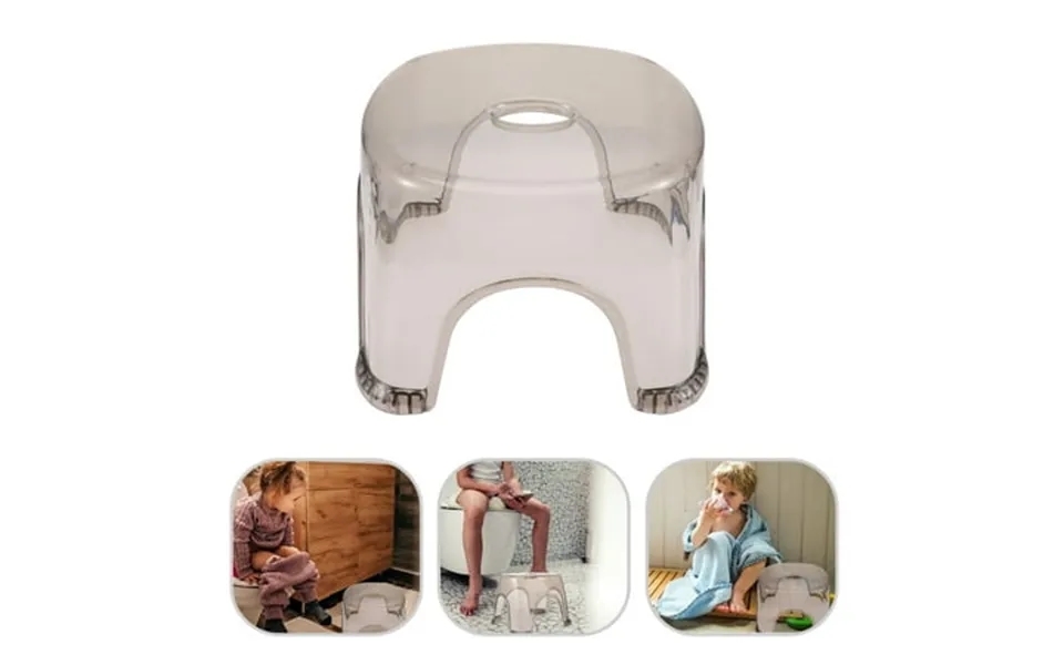 Frcolor 2 Pcs Kids Toddlers Bathroom Foot Stool Baby Grey