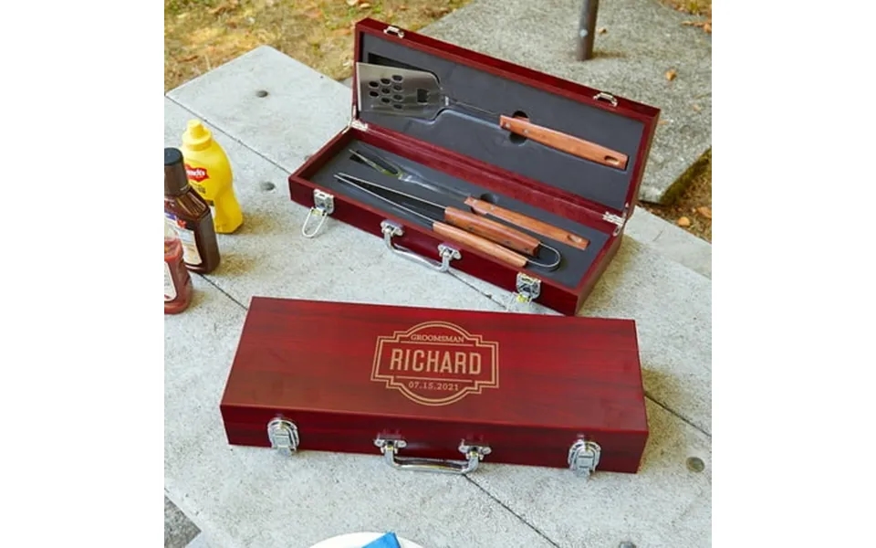 Fremont Personalized Bbq Tool Set