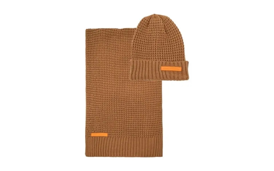 French Connection Women’s Winter Knit Hat Scarf Set - Stylish Beanie Cozy Matching Scarf