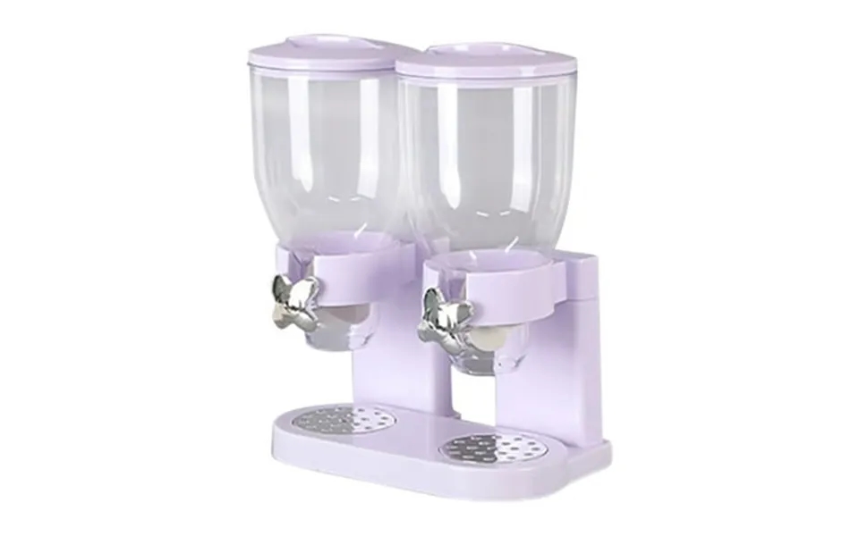 Fridja Small Barrel Cereal Machine Breakfast Cereal Grain Dispenser Kitchen Oatmeal Storage Tank Snack Storage Tank Clea