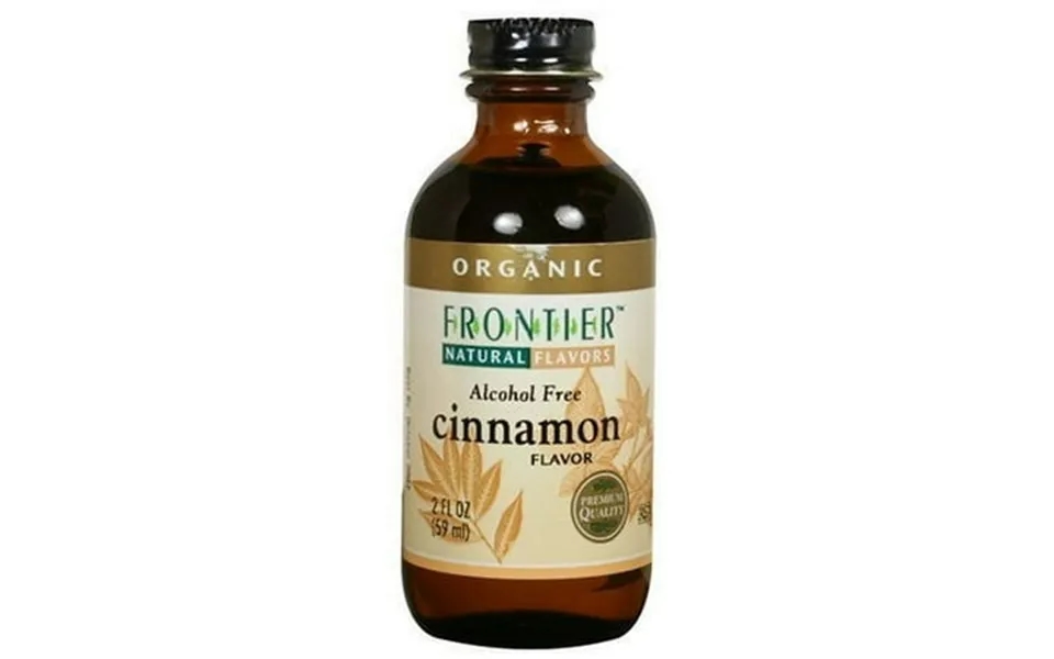 Frontier Co-op Organic Cinnamon Flavor 2 Ounce Glass Jar Warmth For Baked Treats Try In Batters Icings Or Potpourri
