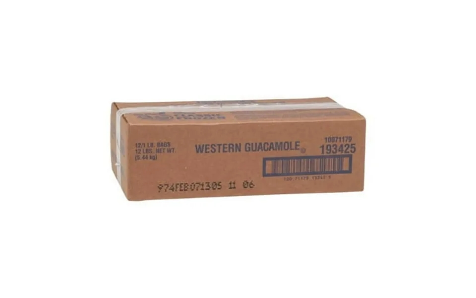 Frozen Simplot Western Style Guacamole 1 Pound 12 Per Case.
