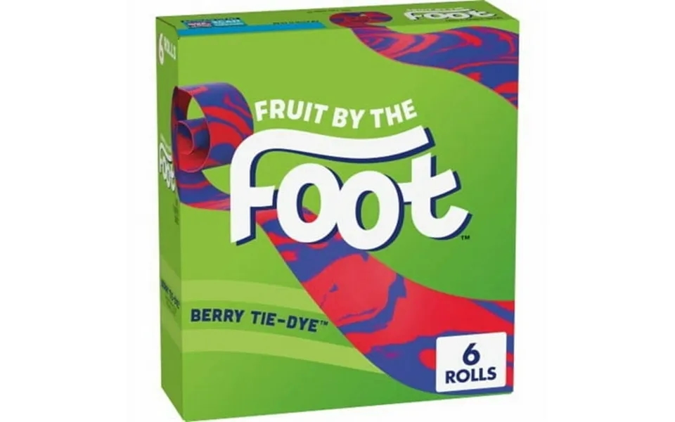 Fruit By The Foot Gluten Free Berry Tie Dye Fruit Flavored Snacks 6 Ct 0