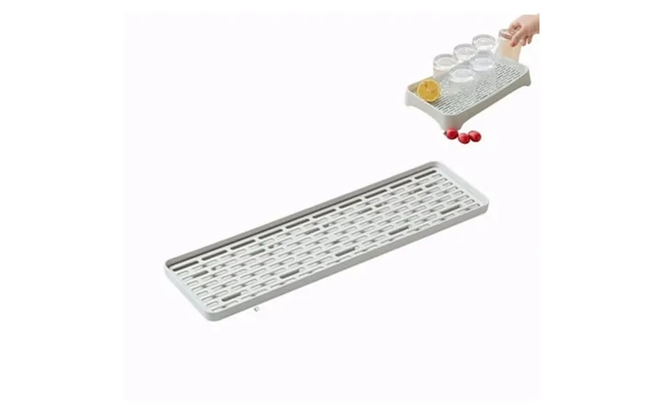 Fruits Vegetables Drain Tray Double-layer Holding Fruit Tea And Coffee Cup Plate For Kitchen