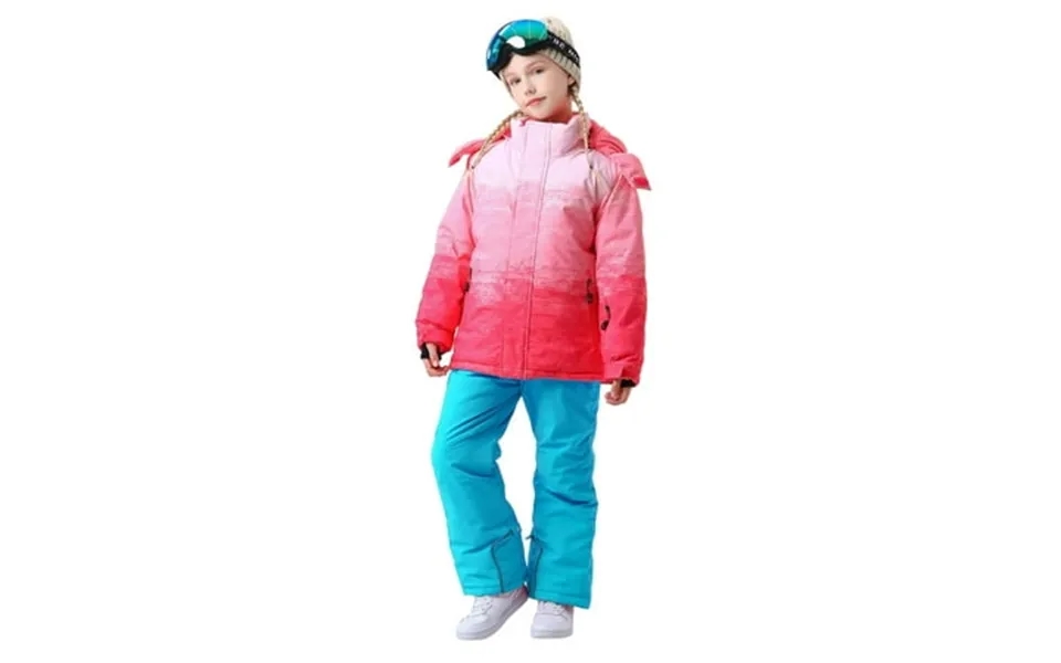 Fshinging Outfits For Girls Ski Suit Pocket Jacket And Pants Winter Snowboarding Winter Warm Snow Suits Unisex Baby Kids
