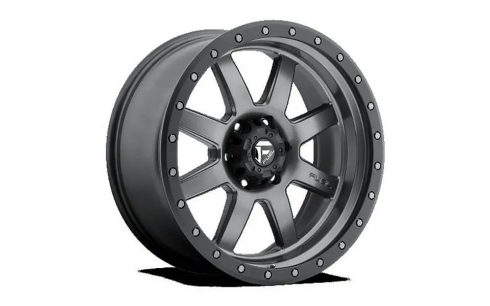 Fuel D552 Trophy 18x10 5x127 -24et 125.1cb Matte Gun Metal Black Bead Ring Wheel