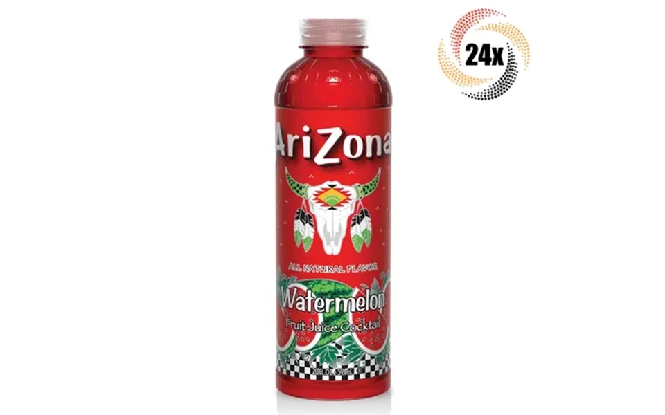 Full Case 24x Bottles Arizona Watermelon Natural Flavor 20oz Vitamin C
