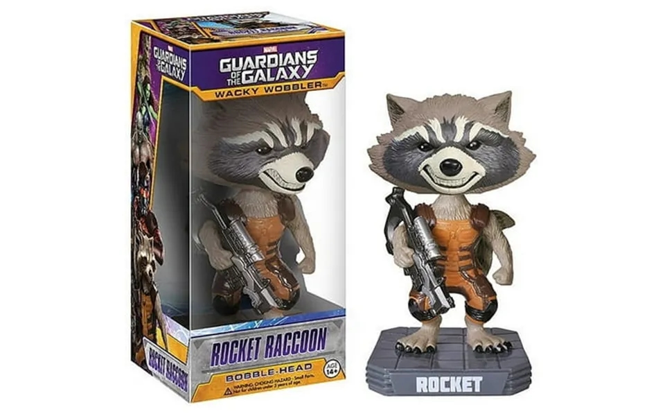 Funko Marvel Rocket Raccoon Wacky Wobbler Bobble Head