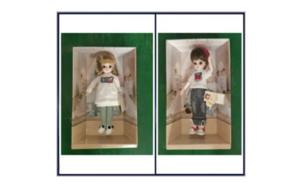Funphix Fp2-bgdoll 11.5 In. Mini Me Twin Dolls Set Of 2