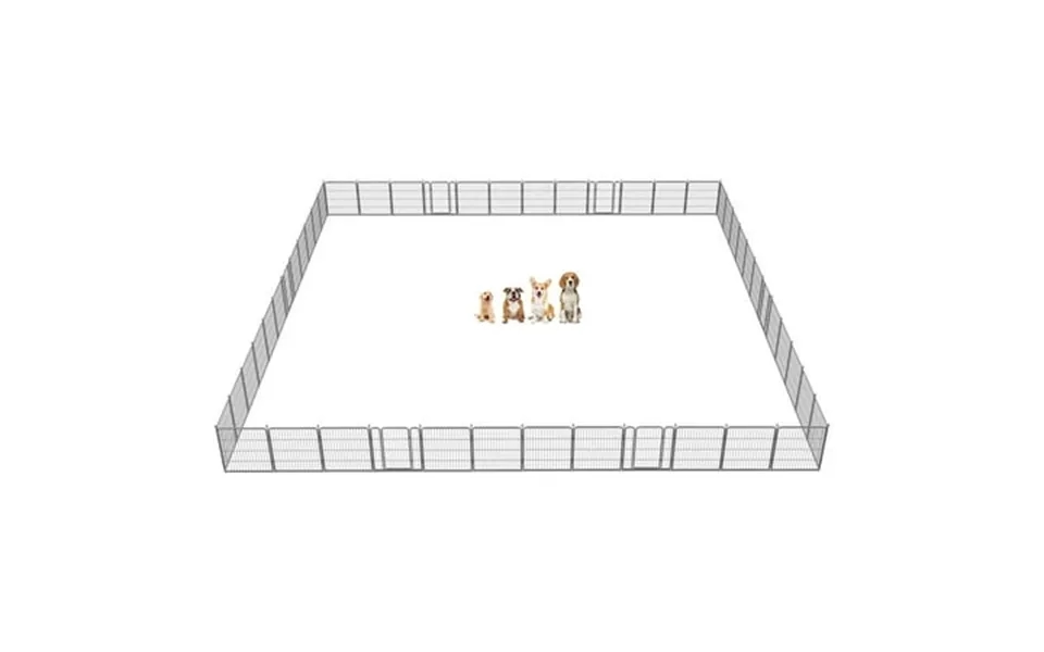 Fxw Aster Dog Playpen Designed For Courtyard Rv Camping 32 48 Panels For Medium Dogs