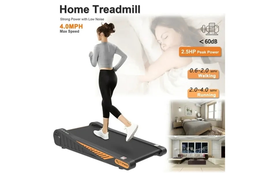 Fyc Walking Pad Under Desk Treadmill 8% Incline Home Exercise Walking Pad Under Desk Treadmill 8% Incline For Small Spac