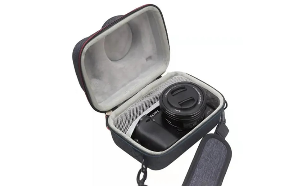 Fyftras Hard Eva Carrying Grey Case For A5100 A6000 A6300 A6400 A6500 A6600 Zv-e10 Digital Camera Case