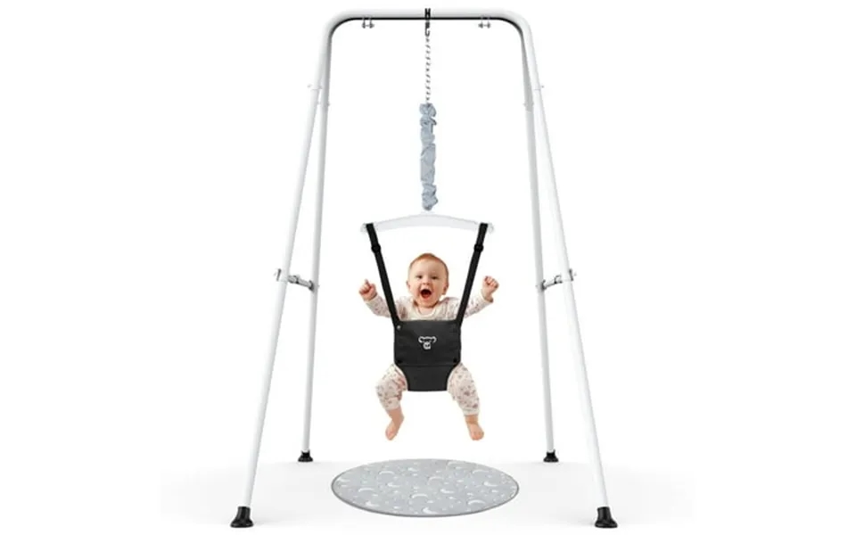 G Taleco Gear Baby Jumper With Stand Portable Baby Bouncers And Jumpers With Floor Mat Jumper For Baby Boys Girls 6-24 M