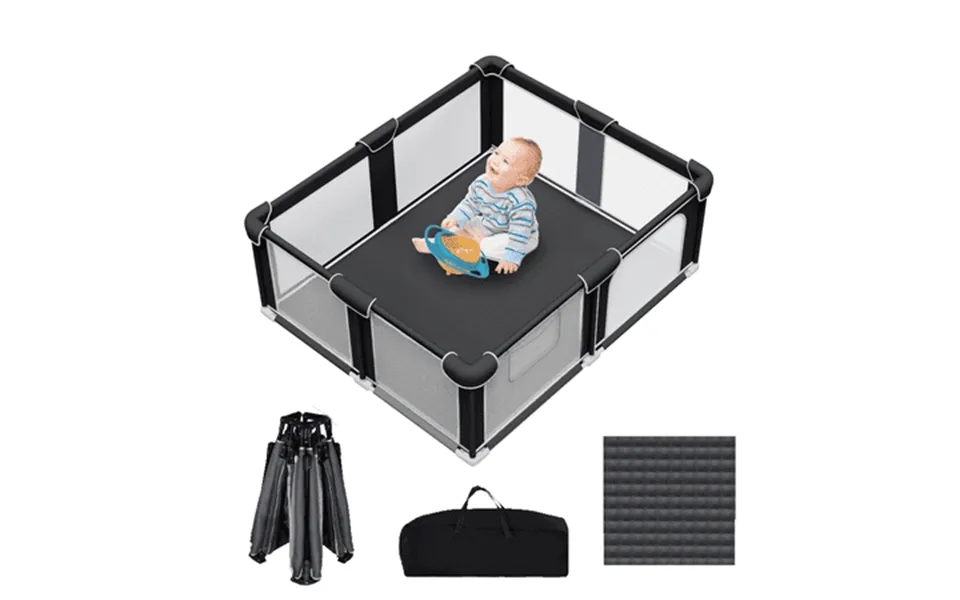 G Taleco Gear Baby Playpen With Mat Large Play Yard For Babies And Toddlers Portable Baby Activity Center For Indoor & O