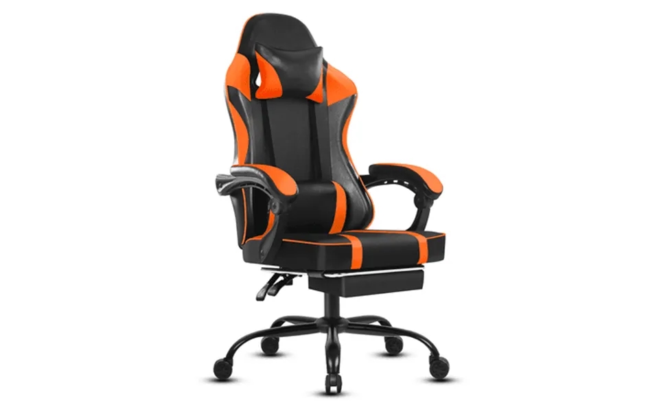 Gaming Chair Computer Chair With Wheels Adjustable Height Pu Leather Gamer Chair Office Desk Chair Ergonomic Video Game