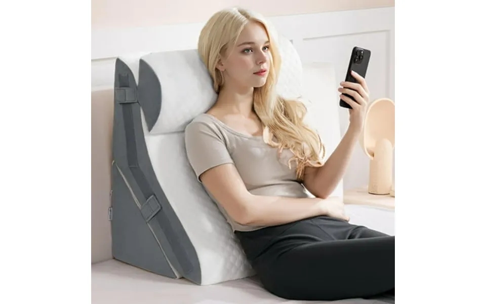 Ganondorf 3-in-1 Wedge Pillow Orthopedic Bed Wedge Pillows Set Adjustable Memory Foam Pillow For Acid Reflux Relief Ergo