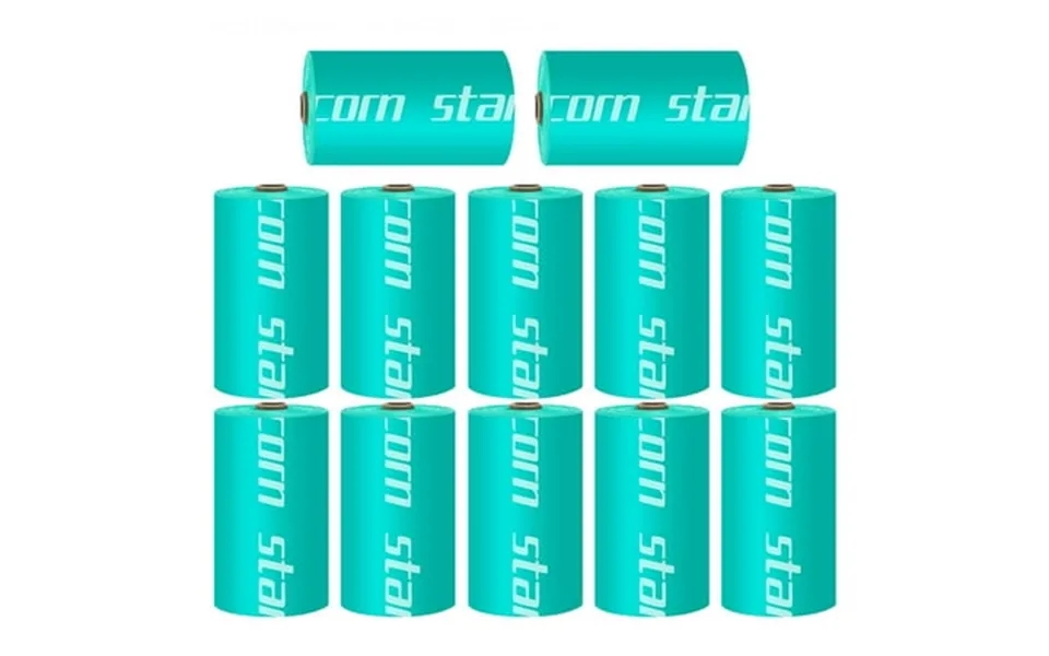 Garbage Bag Flat Mouth Household Disposable Garbage Bag Kitchen Garbage Bag Thickened Plastic Material 12 Rolls