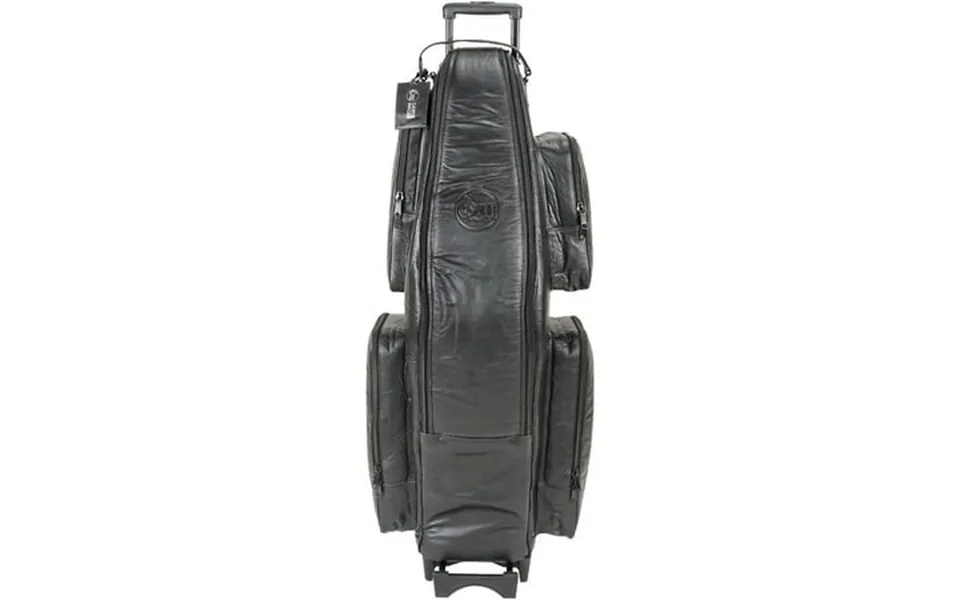 Gard Low Bb Baritone Saxophone Wheelie Bag 107-wbflk Black Ultra Leather