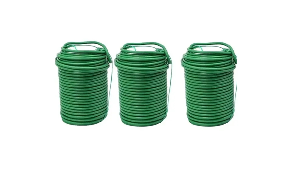 Garden Plant Ties Flexible Soft Twist Wire Ties 198 Feet 3 Pack 66 Feet Tomato Plant Support Garden Twine Rubber Coated