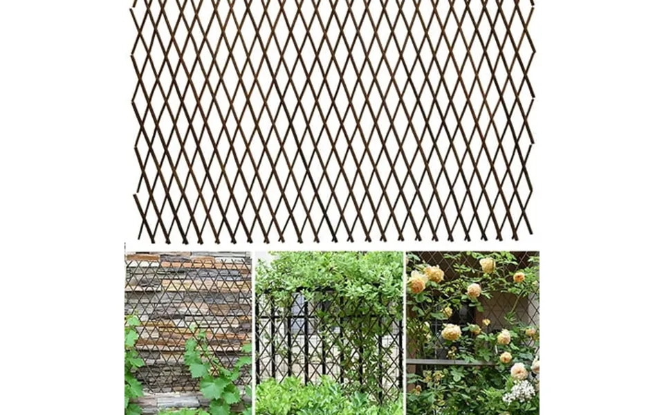 Garden Trellis Expandable Plant Support Willow Lattice Fence Expandable Willow Landscaping Lattice
