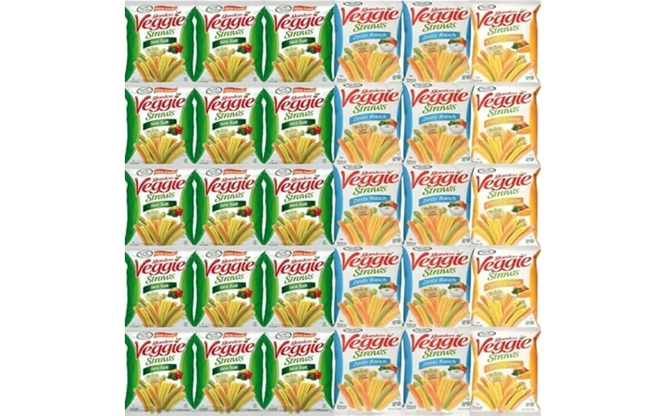 Garden Veggie Straw Variety Pack 30 Count
