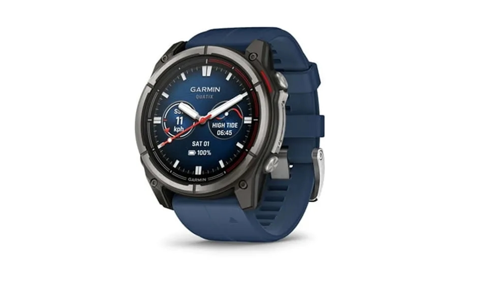 Garmin Quatix 8 51 Mm Marine Gps Smartwatch Bright Amoled Display Chartplotter Controls Built-in Flashlight 24 7 Health