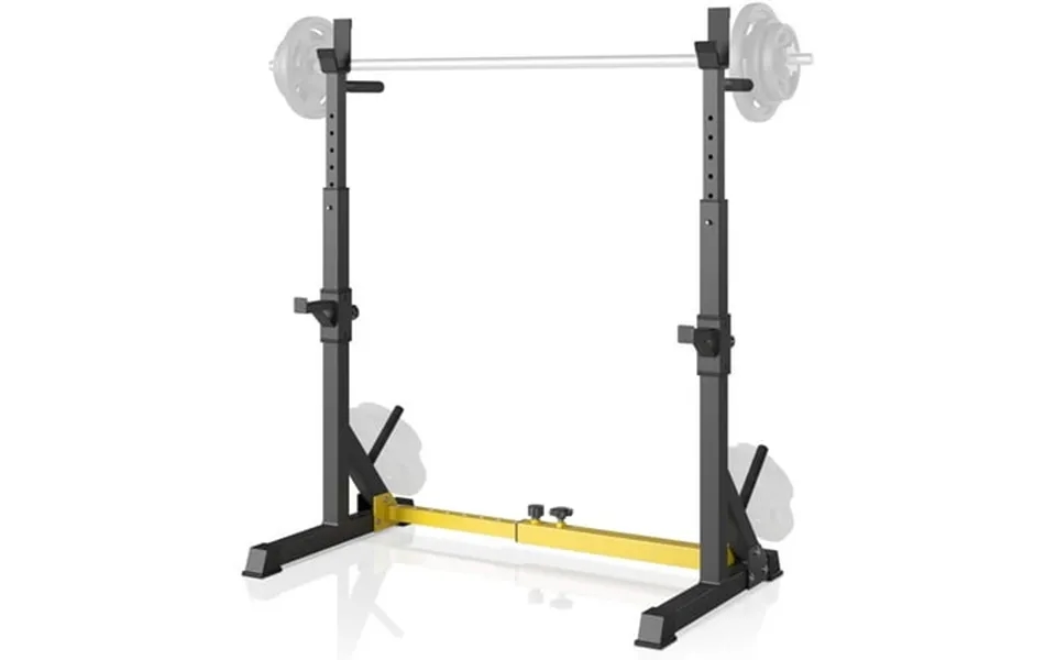 Gartio Adjustable Squat Weight Rack Bench Press Weight Lifting Barbell Rack Stand Home Gym Fitness 570 Lbs