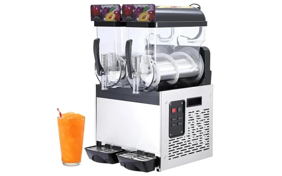 Garvee Commercial Slushy Machine 30l Large Capacity Frozen Drinks Slushie Machine With Handle For Supermarkets Cafes Res