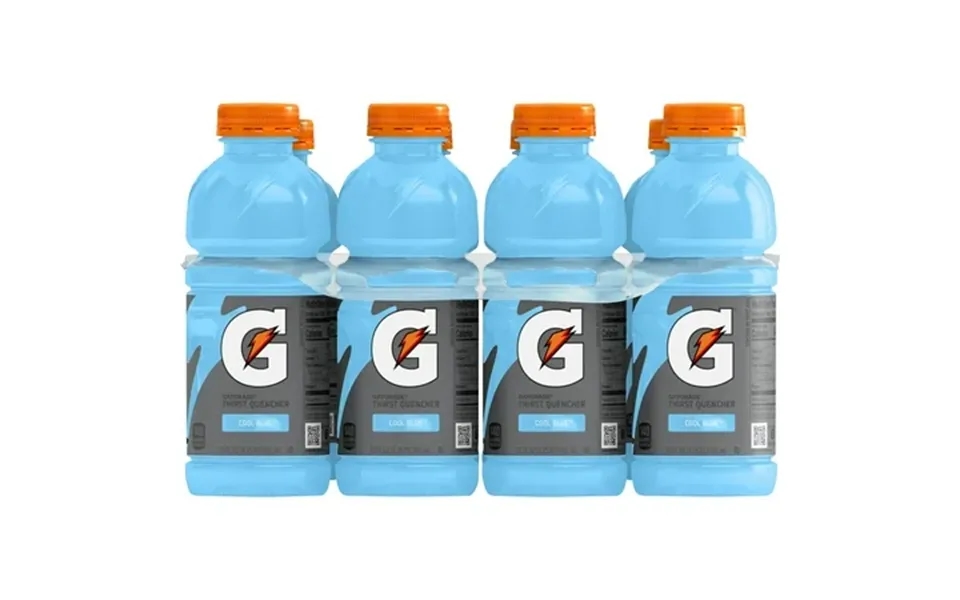 Gatorade Thirst Quencher Cool Blue Sports Drinks 20 Fl Oz 8 Count Bottles