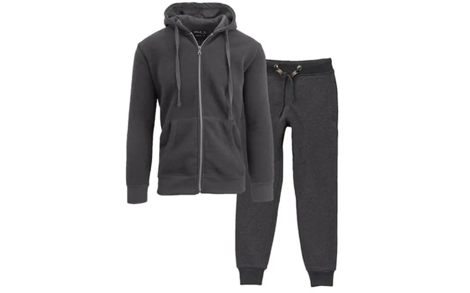Gbh Boy S Fleece-lined Hoodie & Jogger 2-piece Set S-xl