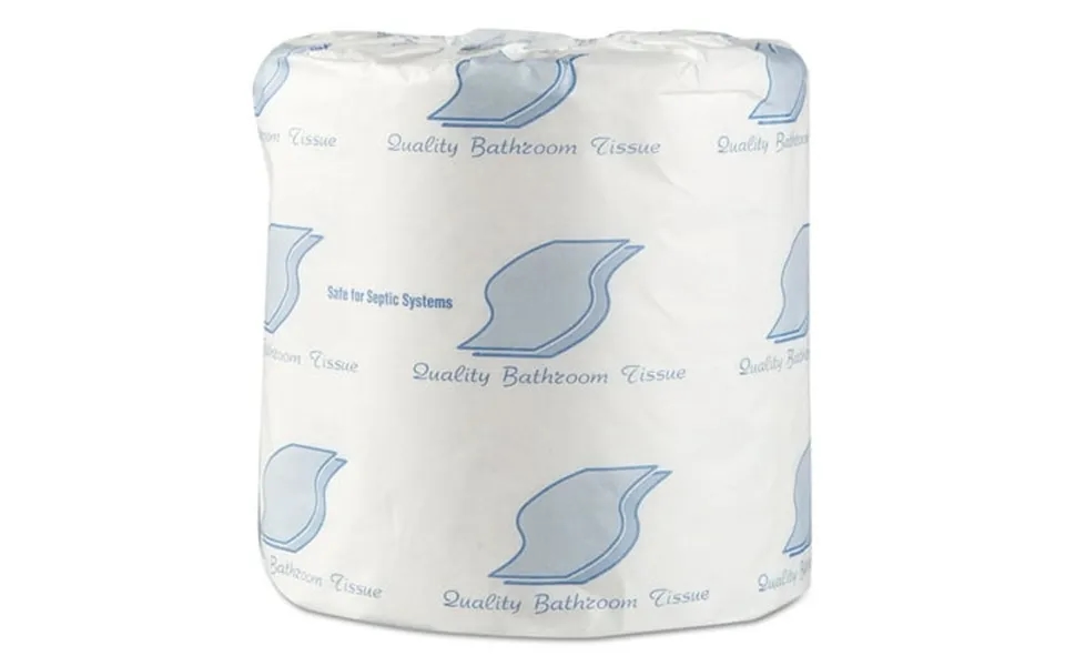 Gen Gn218 1-ply Septic Safe Individually Wrapped Rolls Standard Bath Tissue - White 1000 Sheets Roll 96 Wrapped Rolls Ca