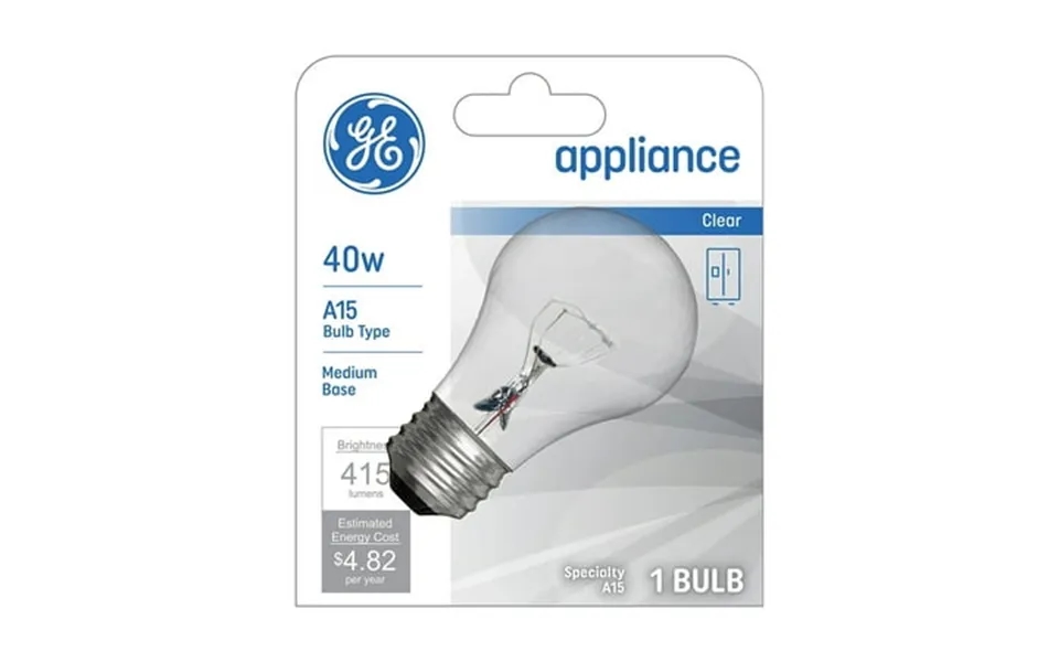 General Electric Appliances 40w 15 Amp Bulb 1 Ea