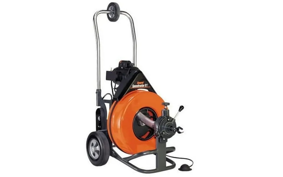 General Wire Speedrooter 92 Drain Sewer Cleaning Machine W 100 X 5 8 Cable & Cutter Set Ps-92-e