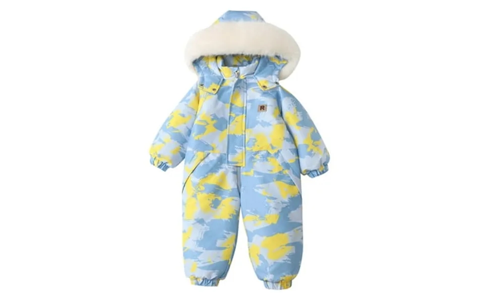 Generic Baby Girl Boy Winter Nice Coat Snowsuit Toddler Jacket Clothes Zipper Jumpsuit Hooded Snow Wear Coat Outwear Bab