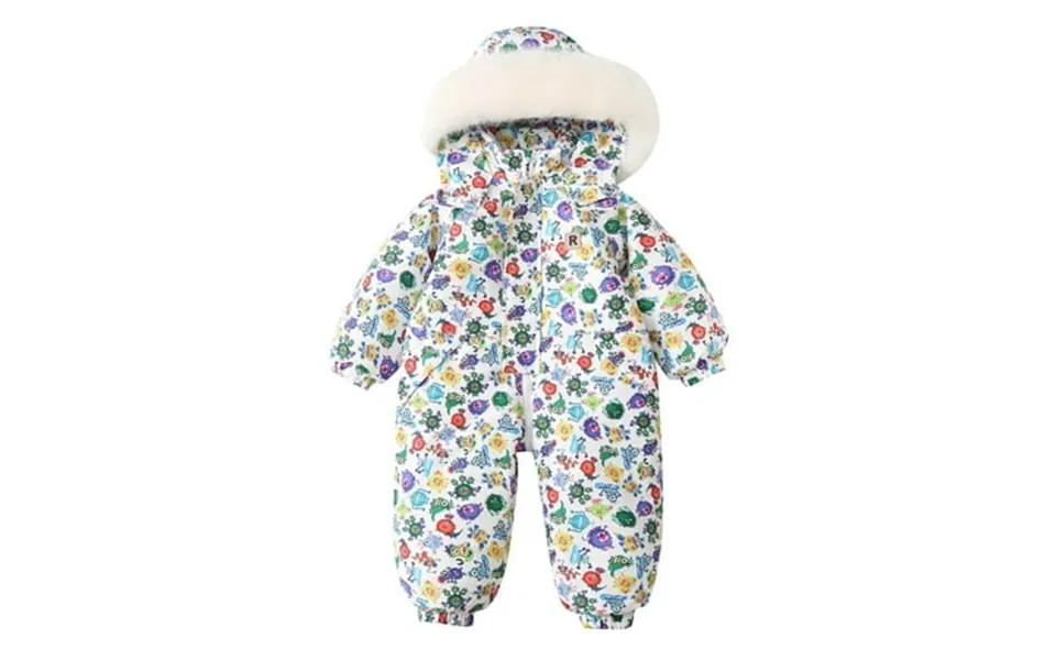 Generic Baby Girl Boy Winter Nice Coat Snowsuit Toddler Jacket Clothes Zipper Jumpsuit Hooded Snow Wear Coat Outwear Bab