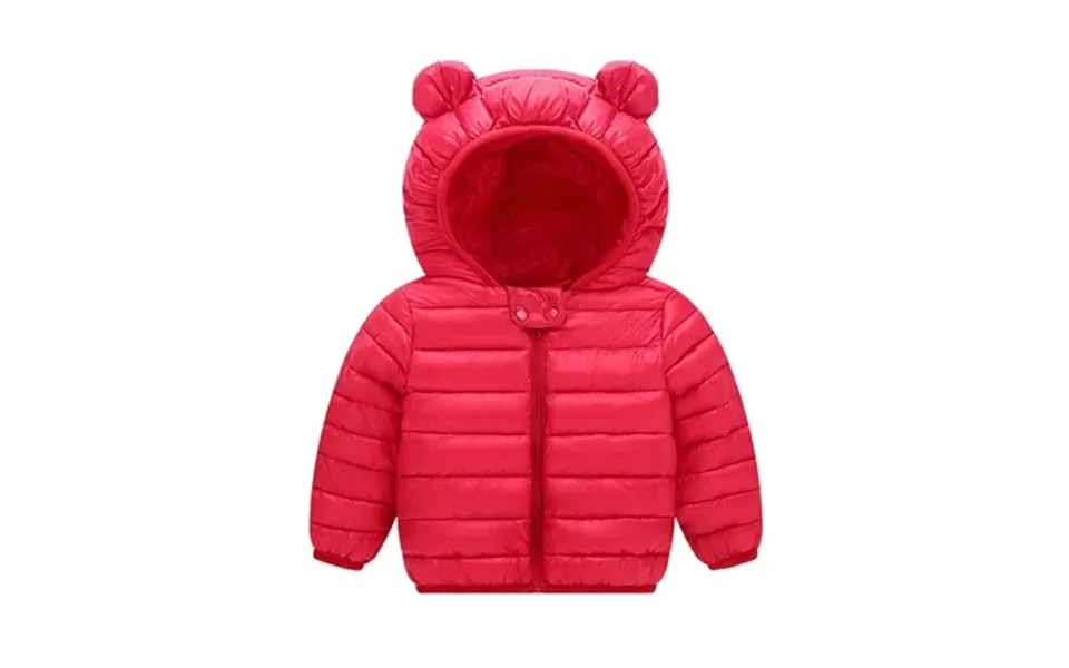 Generic Cute Loose Coat Toddler Kids Baby Grils Boys Fashion Long Sleeve Hooded Outdoor Jacket Thick Warm Windproof Coat