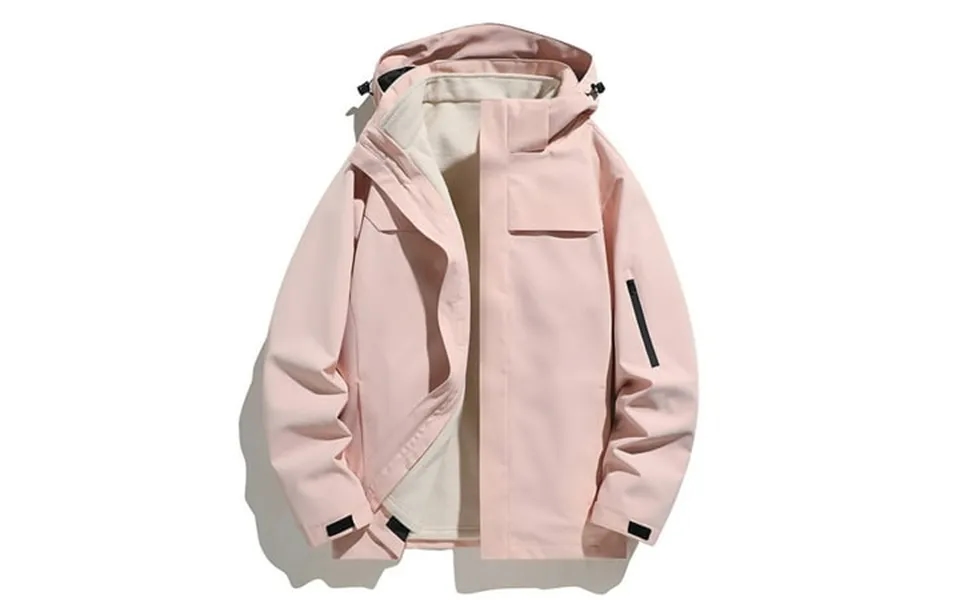 Genging Rain Jacket For Men Loose Fit Waterproof Shell Rain Coat Hiking Windbreaker Jacket With Hood