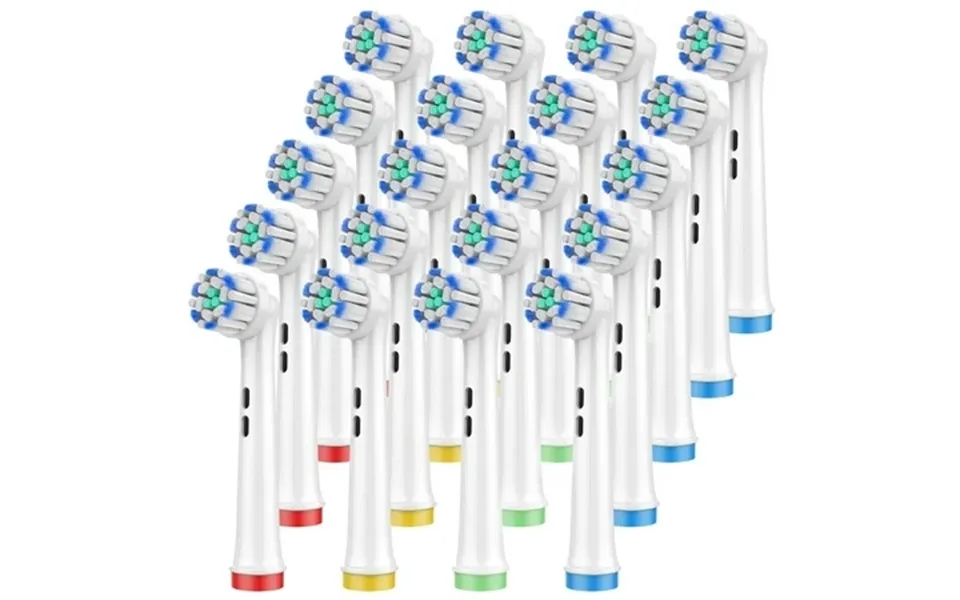 Genkent Replacement Toothbrush Heads Compatible With Oral B Braun 20pcs Sensitive Gum Care Electric Toothbrush Heads Ult