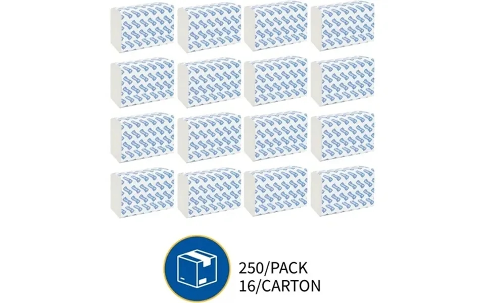 Genuine Joe Gjo21100 Multifold Towels 250 Sheets Per Pack 16 Pack