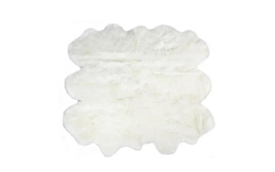 Genuine Sheepskin Rug Extra Soft Natural Pelt Ivory Six Pelt 5 X 6