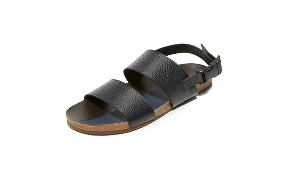 George Brown Bilt Men S Leather Hamilton Sandals Sz 11 Black Blue