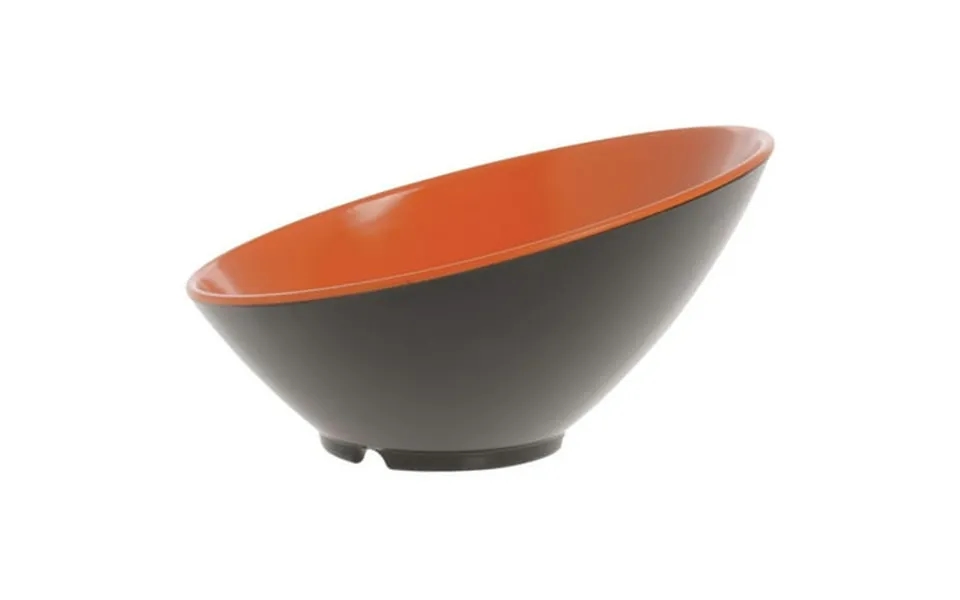 G.e.t. Brasilia 16 Oz Orange Melamine Cascading Bowl - 8 Dia X 3 1 4 H B-788-or Bk