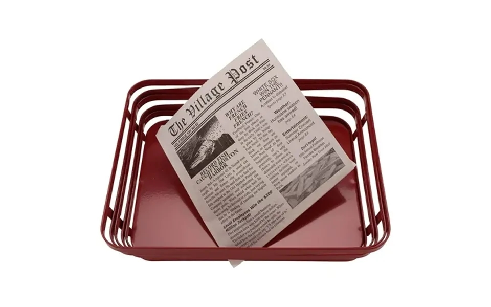 G.e.t. Grease-resistant Food Basket Liners New York Newsprint 5