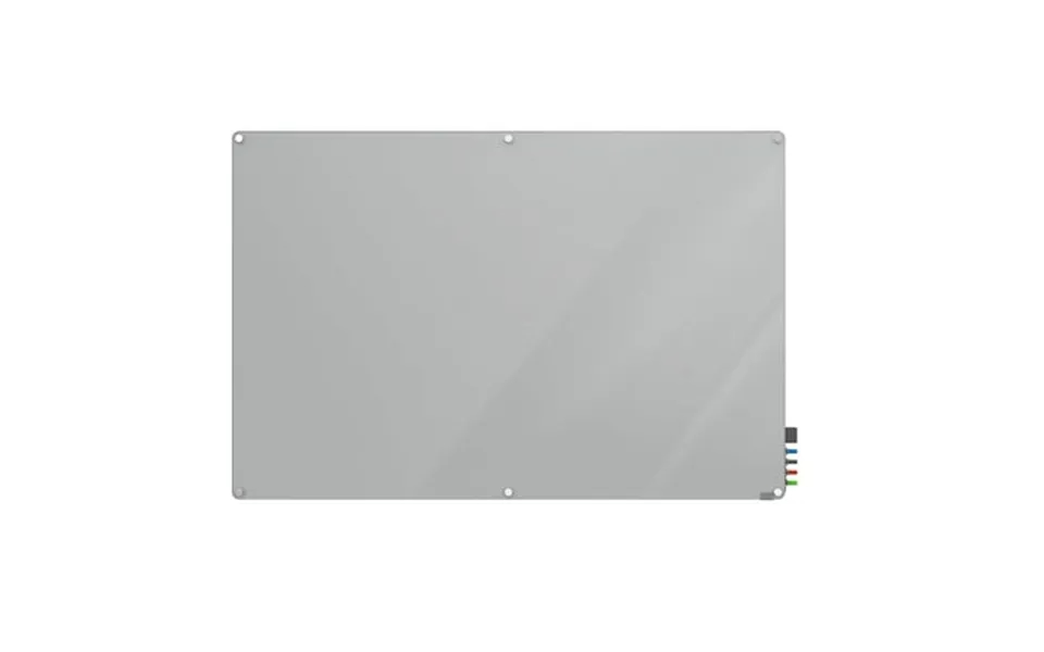 Ghent Harmony 4 H X 5 W Magnetic Glass Whiteboard With Radius Corners Gray Hmyrm45gy