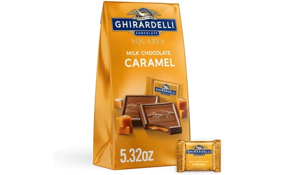 Ghirardelli Milk Chocolate Candy Squares With Caramel Filling 5