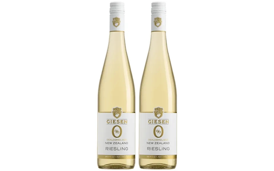 Giesen Non-alcoholic Riesling - Premium Dealcoholized White Wine From New Zealand 2 Pack